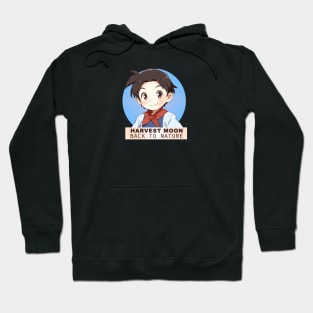 Harvest Moon In Vector Art Hoodie